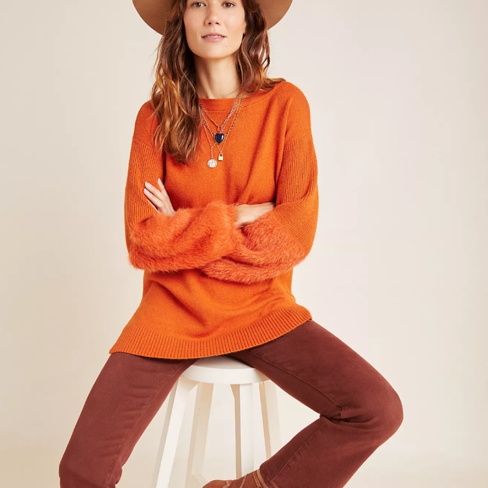 Anthropologie Colma Tunic Sweater
